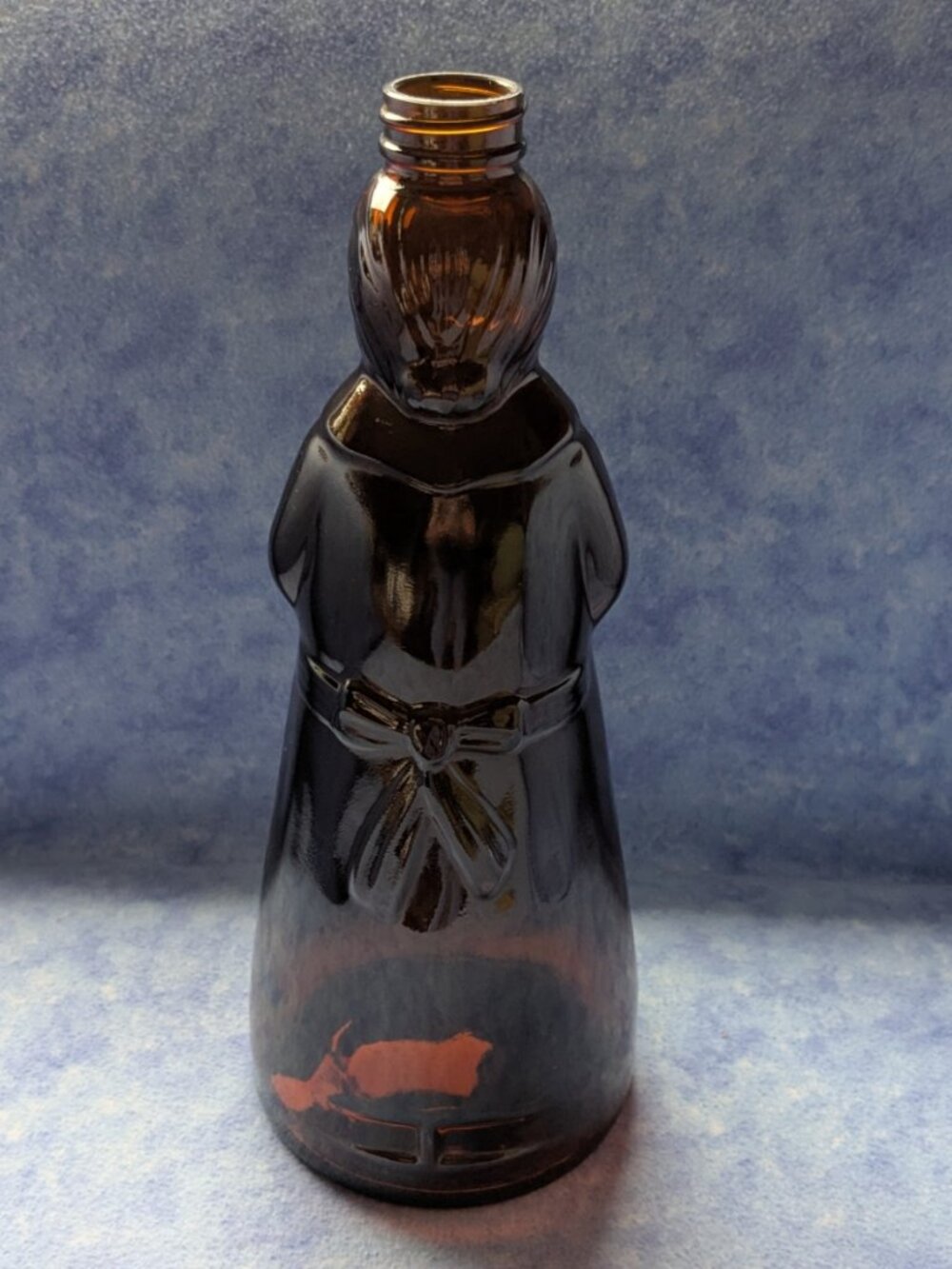 Vintage Mrs. Butterworth's Syrup Amber Glass Bottle 24 fl oz ~ No label - Picture 3 of 6